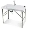 Stôl na piurenie ryb File pliant stôl 101,5 x 65,5 x 107,5 cm biely