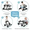 4 din 1 plimbare pentru copii Walker pliabil pentru copii 73 x 64 x 50,5 / 53,5 / 55,5 cm