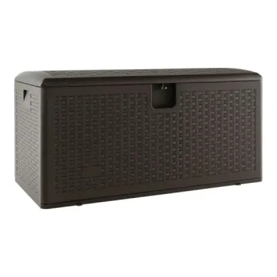 Costway Allweather Box 276L Capacitate cu capac ignifug Garden Box Brown