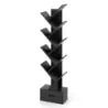 10 Tier Tree Bookcase so zásuvkou Floor Standing Stocare Negru