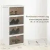 Cutii de depozitare pentru 4 avioane cu capac și uși și role transparente magnetice
