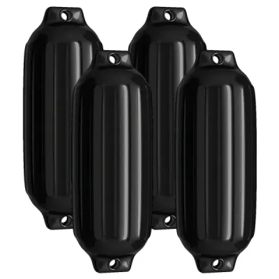 Costway 4er Set Aripa barca Aripa lung Set Boot Rammschutz Steglander negru 68,5 x 21,5 cm