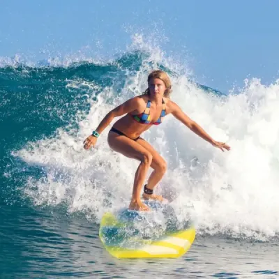 Sup Board Kids Bodyboard Surfboard Yellow 104 x 52 x 6 cm
