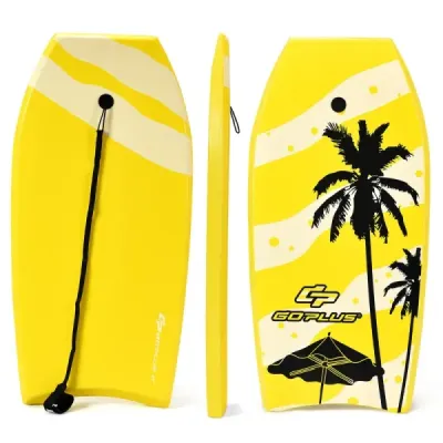 Sup Board Kids Bodyboard Surfboard Yellow 104 x 52 x 6 cm
