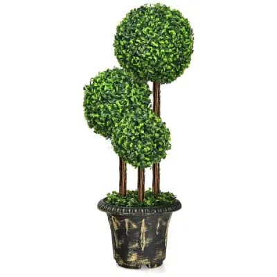 Arborele de la sol al rastinei verzi de la sol a spălat 30 x 30 x 91 cm verde
