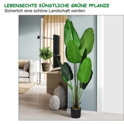 Ridichea la pământ Ridiche verde la sol 160 cm Palmier tropical