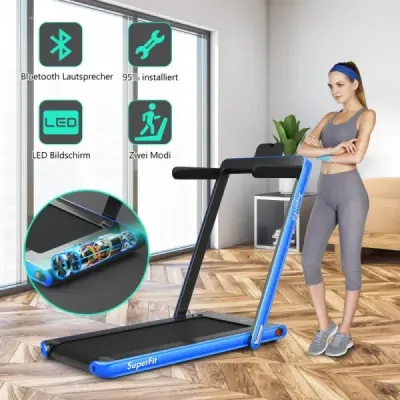 2 în 1 Centură pliantă 2,25 HP Centură electrică albastru