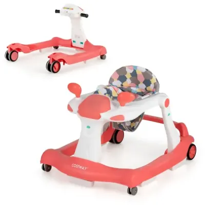 2 din 1 Walker pentru copii Folding Walker pentru copii Orange