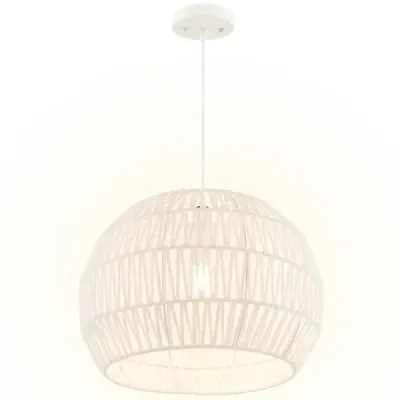 Lampă de fixare din hârtie uşoară pentru camera de zi? 44 x 33 cm bej