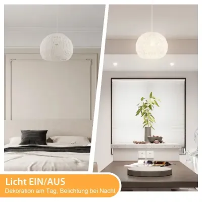 Lampă de fixare din hârtie uşoară pentru camera de zi? 44 x 33 cm bej