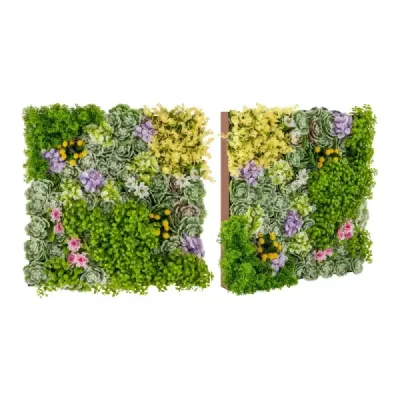 Tablou din Laub 3D Wall Garden 50 x 50 cm Flori