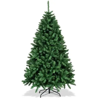Copac de Crăciun 183 cm Brad artificial de Crăciun Tannenbaum cu suport metalic pliabil
