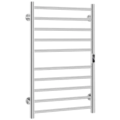 Încălzitor pentru prosoape electrice Costway cu protecţie 8 ore cu cronometru şi supraîncălzire şi ecran LED
