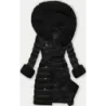 Buton puffy black pentru femei (5M3160/1-392)