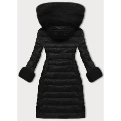 Buton puffy black pentru femei (5M3160/1-392)