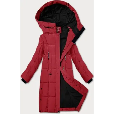 Jacheta de iarnă pentru femei Quilted LHD bordow (LHD-24572)