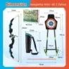Costway 2er Pack copii arcul și săgeată set LED-uri luminat Bow fotografiere set jucărie