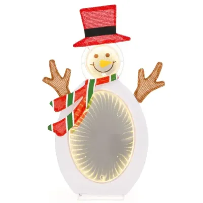 LED om de zăpadă cu 2 lumini tunel figura Crăciun lumini