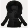 Jacheta de tranziție cu centura neagră J Style (16M9183-392)