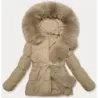 Jacheta interimară cu centura J Style bej (16M9183-62)