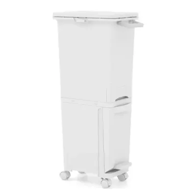 3 în 1 găleată de gunoi multifuncţional cu container de fund neigible bucătărie găleată deşeuri