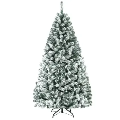 180cm Brad artificial de Craciun cu suport de zapada si metal & PVC Ace Tannenbaum