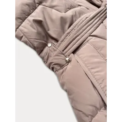 Jacheta interimară pentru femei cu centura J Style bej (16M9176-62)