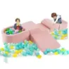 5 TLG. Foamstones Blocuri de constructii gigant cu Bale Bath Blocuri de constructii mari pentru Tobs Pink