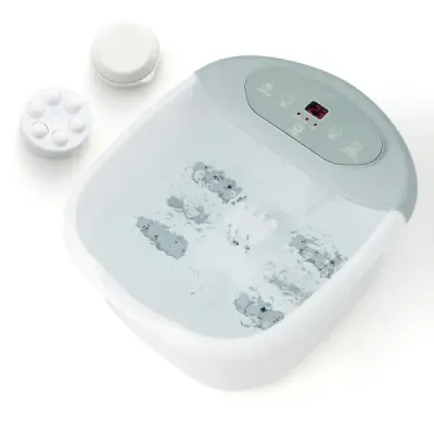 Baie picior baie picior cu pedichiură detașabilă-piatra 1 oră închidere automată gri