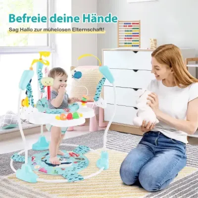 Sky Jumperoo cu Heights & Toys & cutie muzicală reglabilă