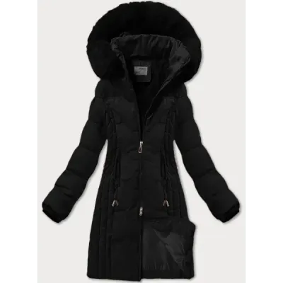 Jacheta de iarna cu capota detașabila negru S'west (R8199-1)