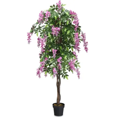 Planta de arta Aplicabil Arta artificiala Arbore 180 cm roz