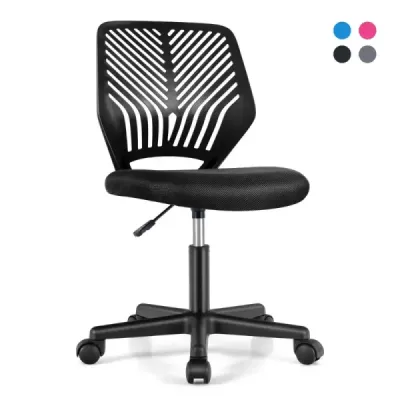 Scaun birou pentru copii scaun birou 54 x 54 x 77-89 cm Negru