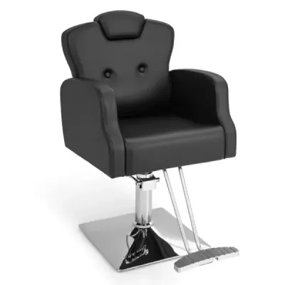 Scaun de coafor cu tetieră și pompă hidraulică Scaun de salon mare reglabil