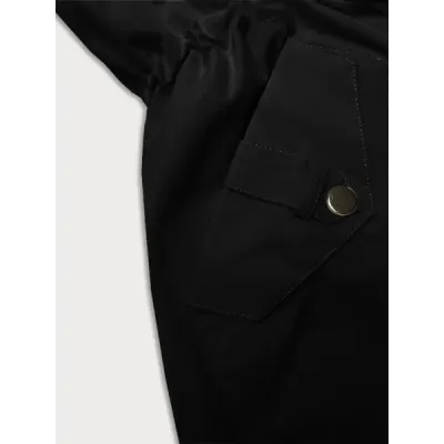 Femei pereche cu mâneci blugi Way Mode negru-negru (WD202301)