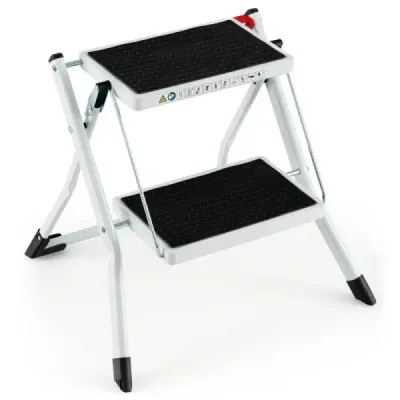 Pas pliant cu 2 trepte bara pliabila Trittleiter 20 cm latime pana la 150 kg