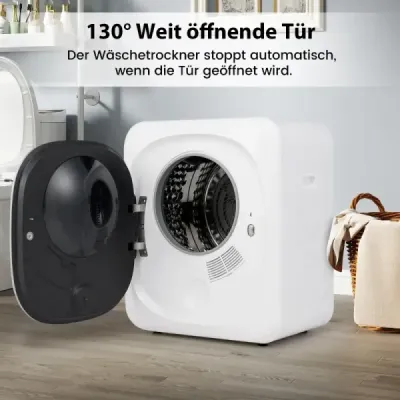 Mini Tumble uscator 5kg cu LED touch screen & dezinfection & deodorizant uscator de aer