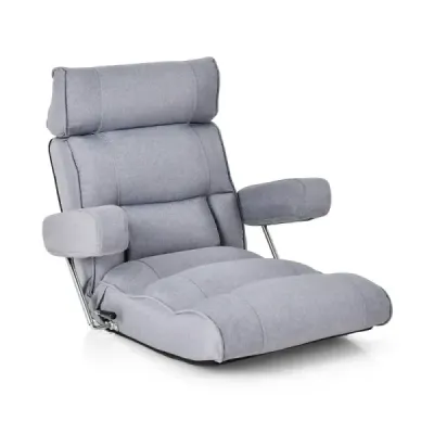 Canapeaua pliabila cu suport reglabil 80 x 72 x 75 cm gri