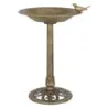 alimentator alimentator pasăre stand 50 x 76 cm bronz
