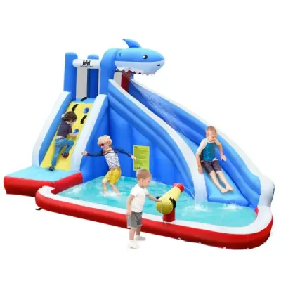 Slide de apă Hüpfburg Parc gonflabil Playpool cu slide 390x305x240cm