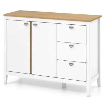 Dulap de bucatarie cu 2 usi si 3 sertare Cabinet de bufet din lemn 106 x 40 x 80 cm