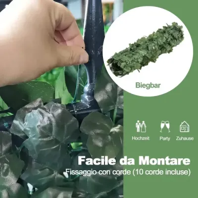 Ecranul artificial Efeu Garden Protector Sheet Optics Windshield 150 x 240 cm Verde