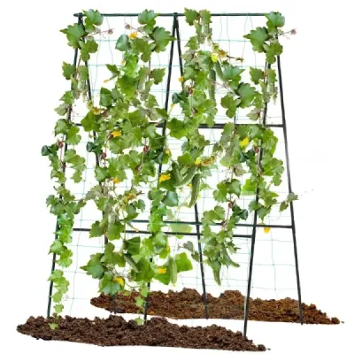 Set de ajutor gurke Ranking în formă de grilă reglabilă lățime Ranking cu net 88 x 124 x 30-60 cm Negru