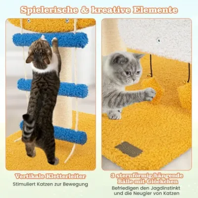 Cat Scratch Tree cu platforma elicopter & Scratch & Jumping Platform Scratch