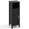 dulap baie cu dulap tejghea compartiment deschis 30 x 30 x 80 cm Negru