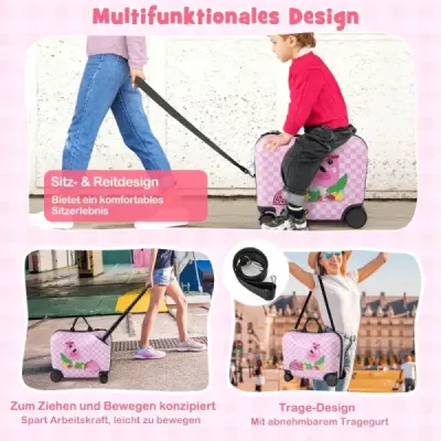 2pcs pentru copii + Backpack 12"+18" Carucior pentru copii cu role si inveliş rezistent la apa Flamingo