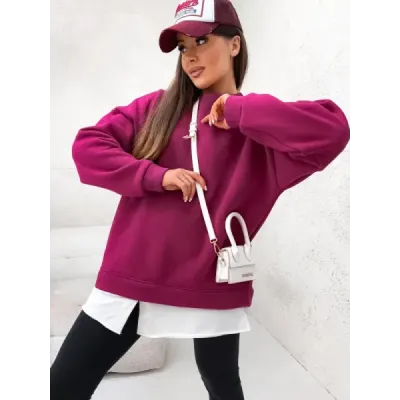 Extensie hanorac cu imitație bldock tricou (8263)