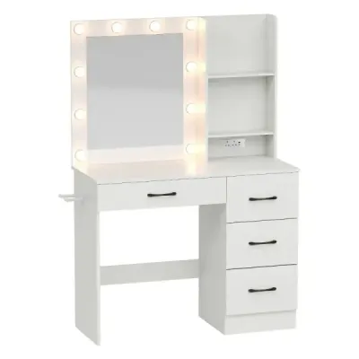 Machiaj tabel cu iluminat LED 3 culori cu luminozitate reglabilă
