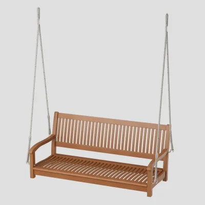 2-Sitzer balansoar banc de până la 360 kg Încarcabile verandă leagăn de lemn de salcâm