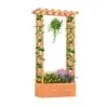 Highbed cu Grid &amp; Agățat cutie de plante acoperiș pentru plante de cățărare